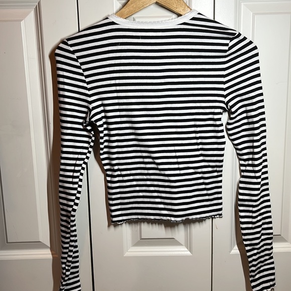 Lottie Moss. Small. Stripes Long tshirt - Picture 2 of 3